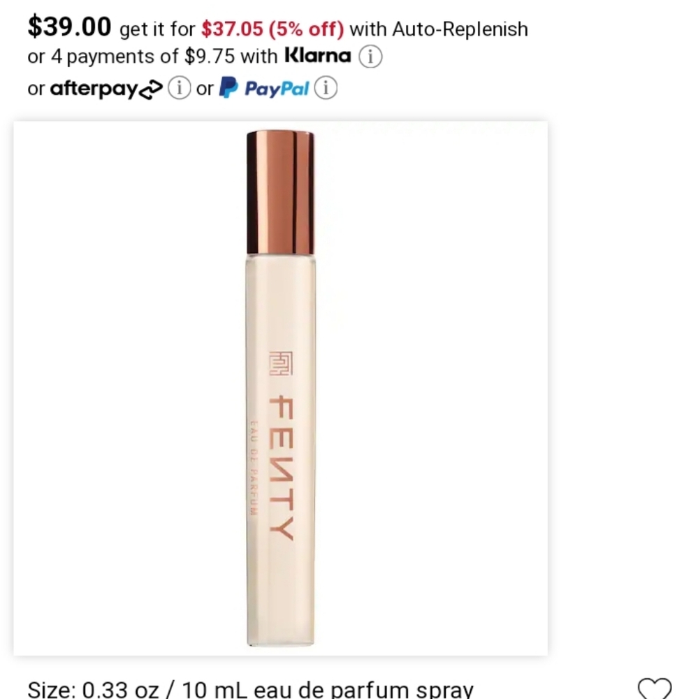 NIB Fenty Beauty Eau de Parfum - Picture 2 of 3